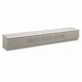 Wood TV Stand with Slatted Doors Beige 180cm x 35cm x 45cm
